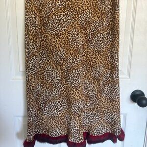 Leopart skirt, size L (fits like a medium)